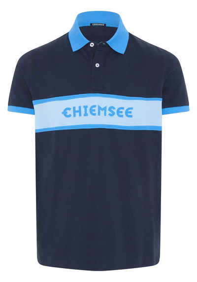 Chiemsee Poloshirt Poloshirt mit Logo und Kontraststreifen 1
