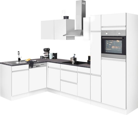 OPTIFIT Winkelküche »Roth«, mit E-Geräten, Stellbreite 300 x 175 cm