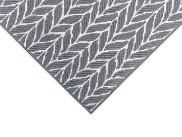 Outdoorteppich REVERSO - Knitted Joy - Grau - 200x280cm - Indoor- & Outdoorteppich, Primaflor-Ideen in Textil, rechteckig, Höhe: 5 mm