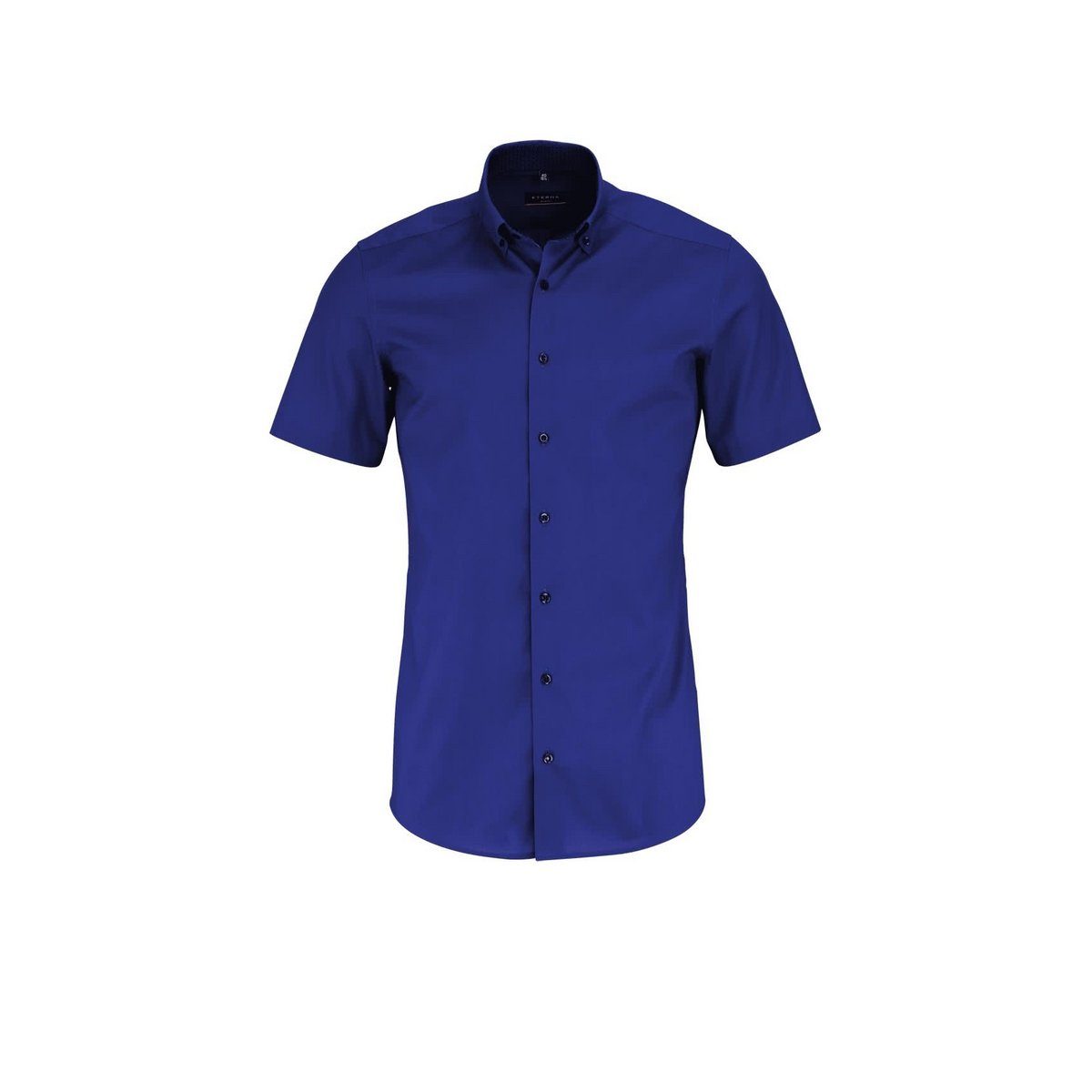 Langarmhemd dunkel-blau Eterna (1-tlg)