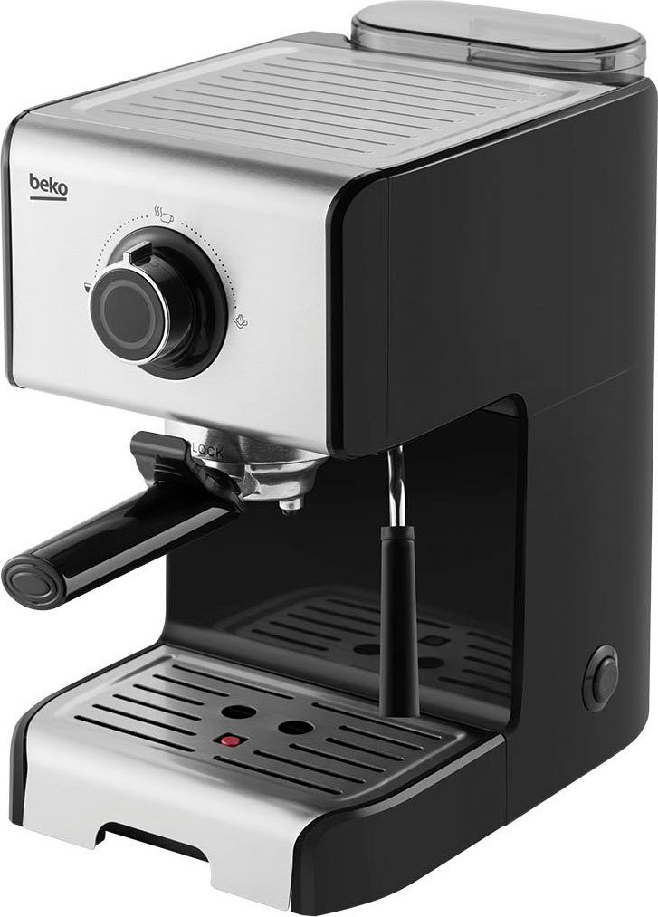 BEKO Espressomaschine CEP5152B, automatische Abschaltfunktion; Milchaufschäumdüse; Tassenvorwärmung