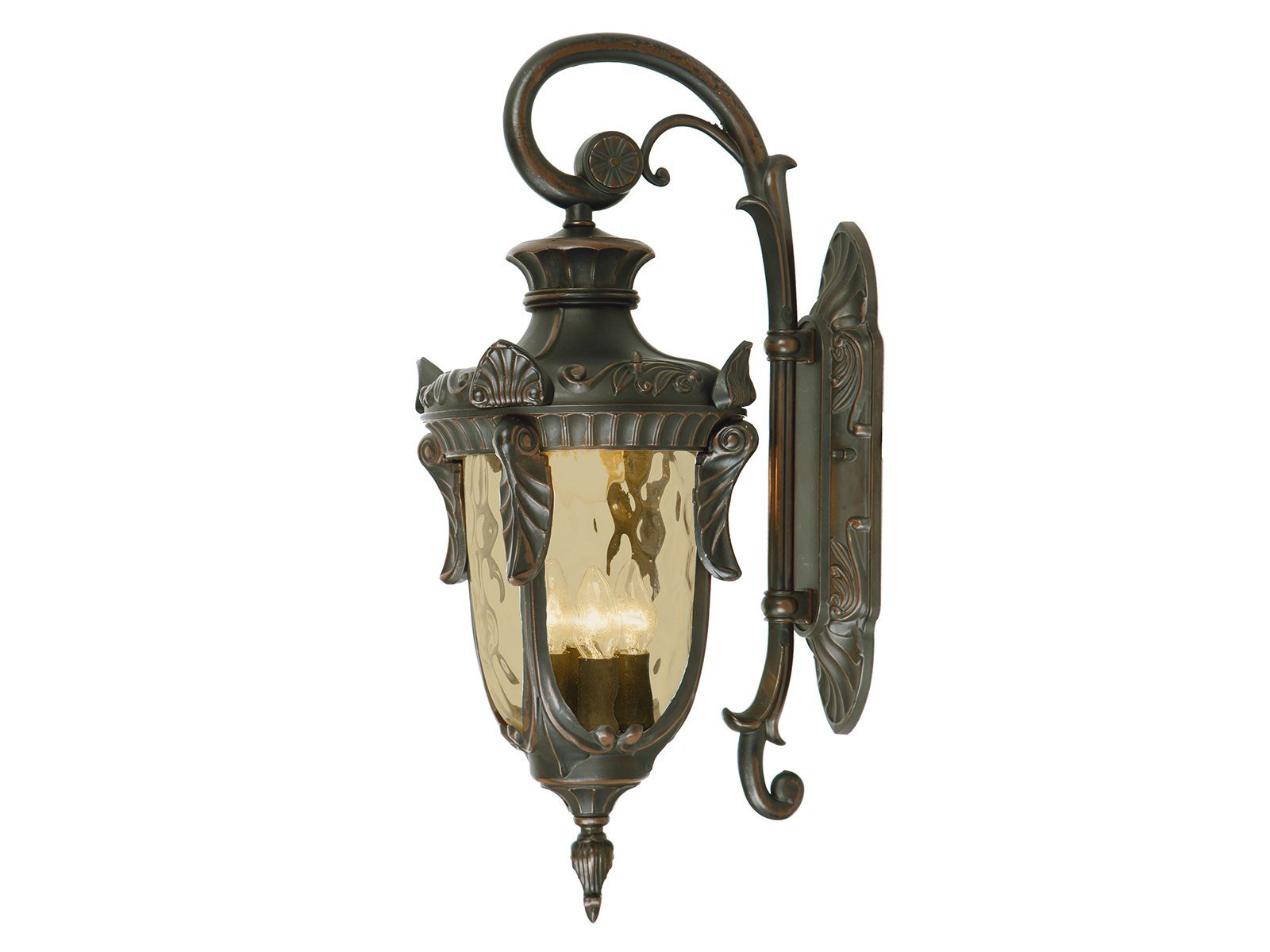 Elstead LIGHTING LED Außen-Wandleuchte, LED wechselbar, warmweiß, Haus-wand beleuchten Außen Fassadenbeleuchtung Landhausstil, Höhe 64cm