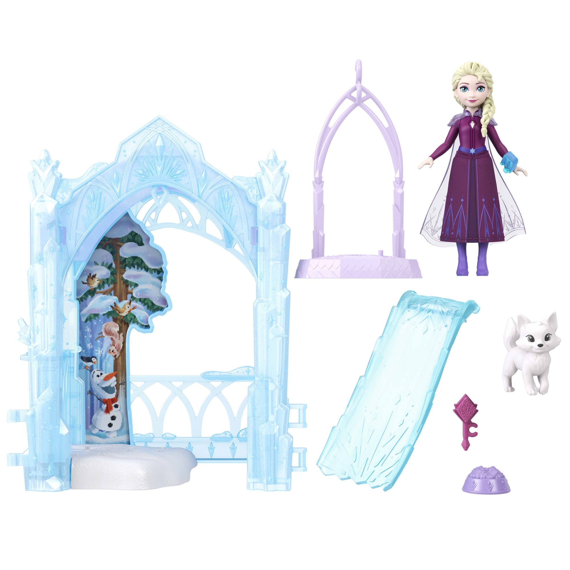 Mattel® Spielwelt Disney Die Eiskönigin Kleine Puppen Elsa's Icy Hideaway Spielset