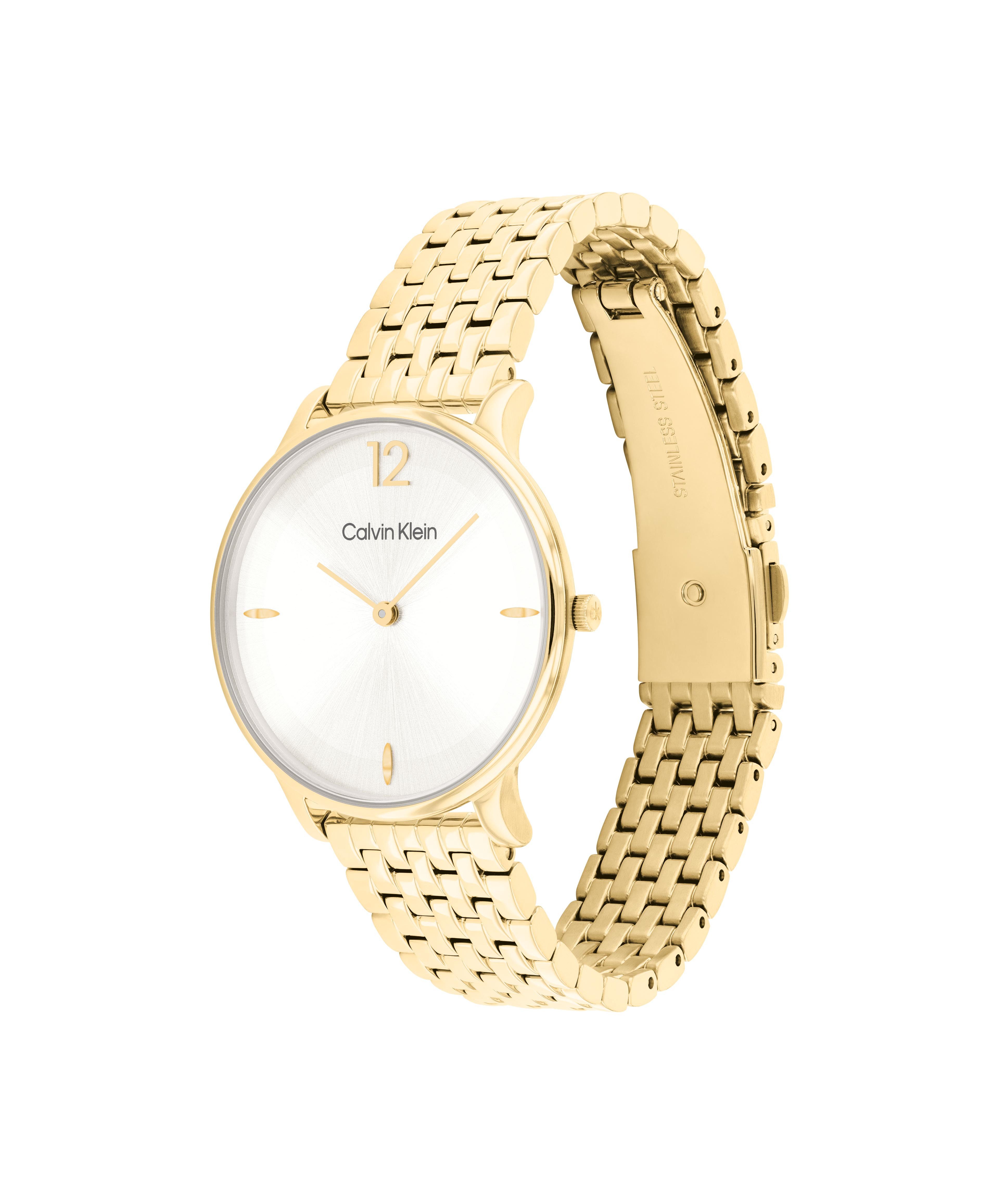 Lacoste Quarzuhr Luxe 25100172, Armbanduhr, Damenuhr, Edelstahlarmband, analog