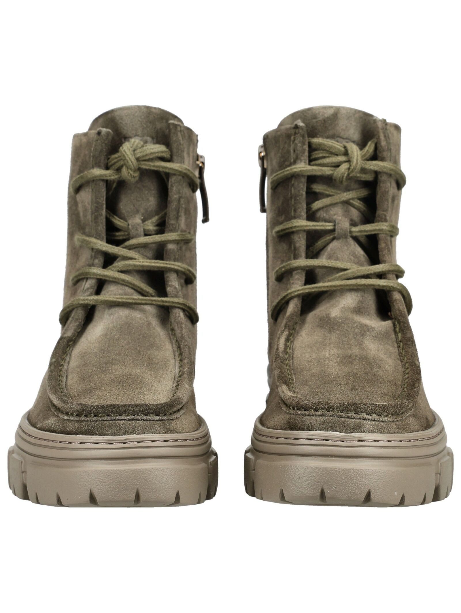 Paul Green Paul Green Stiefelette Veloursleder Schnürstiefelette