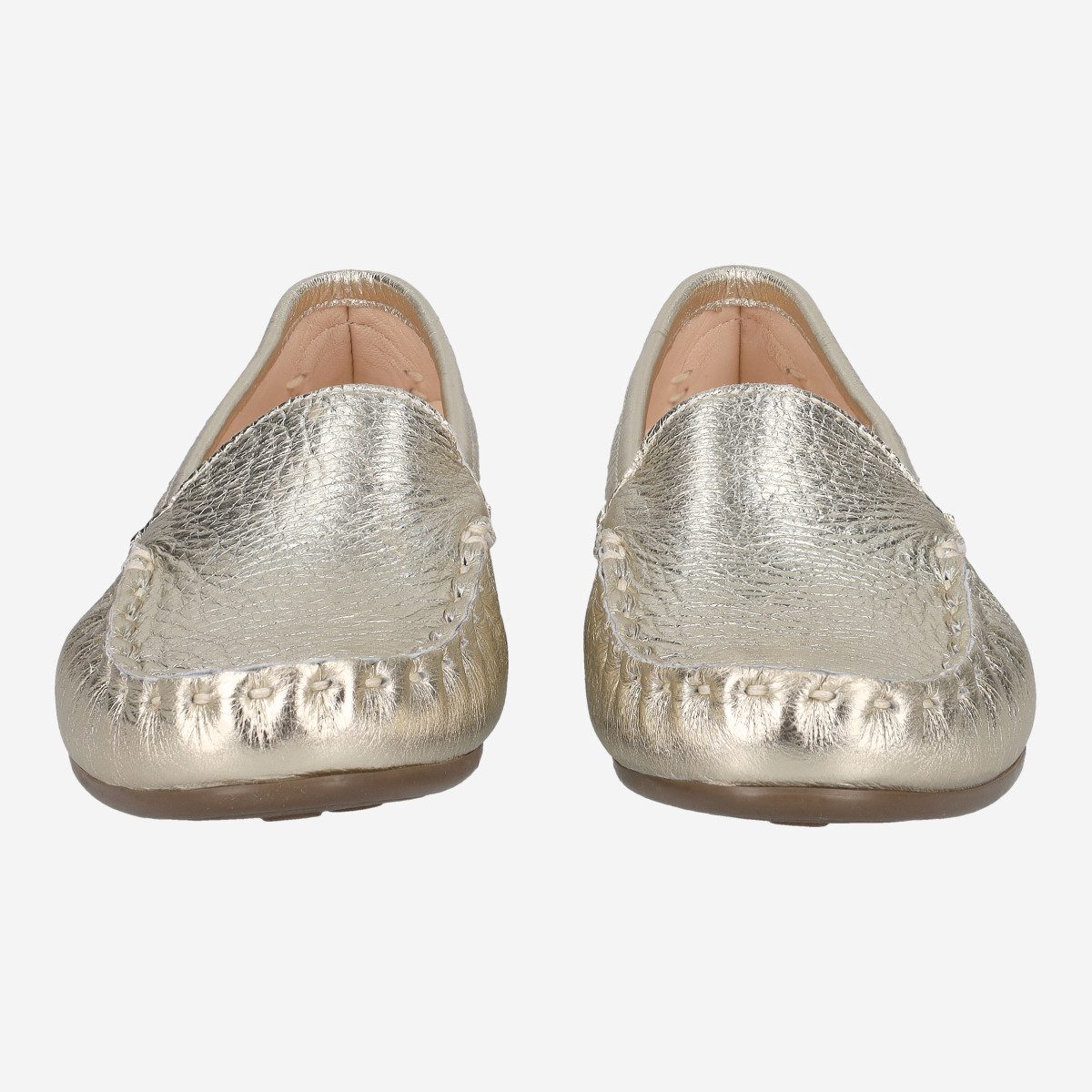 Lüke Schuhe MOCASIN, Slipper & Mokassin in Gold für Damen Slipper