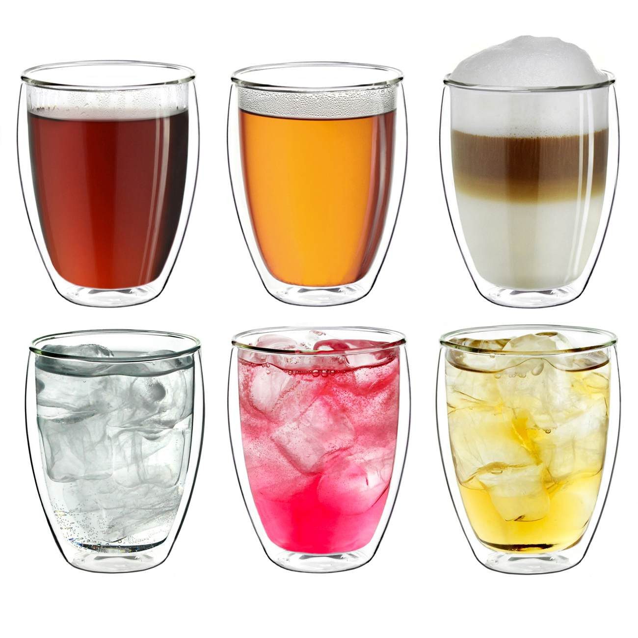 Teeglas Thermoglas “hoch” 6er-Set 400ml