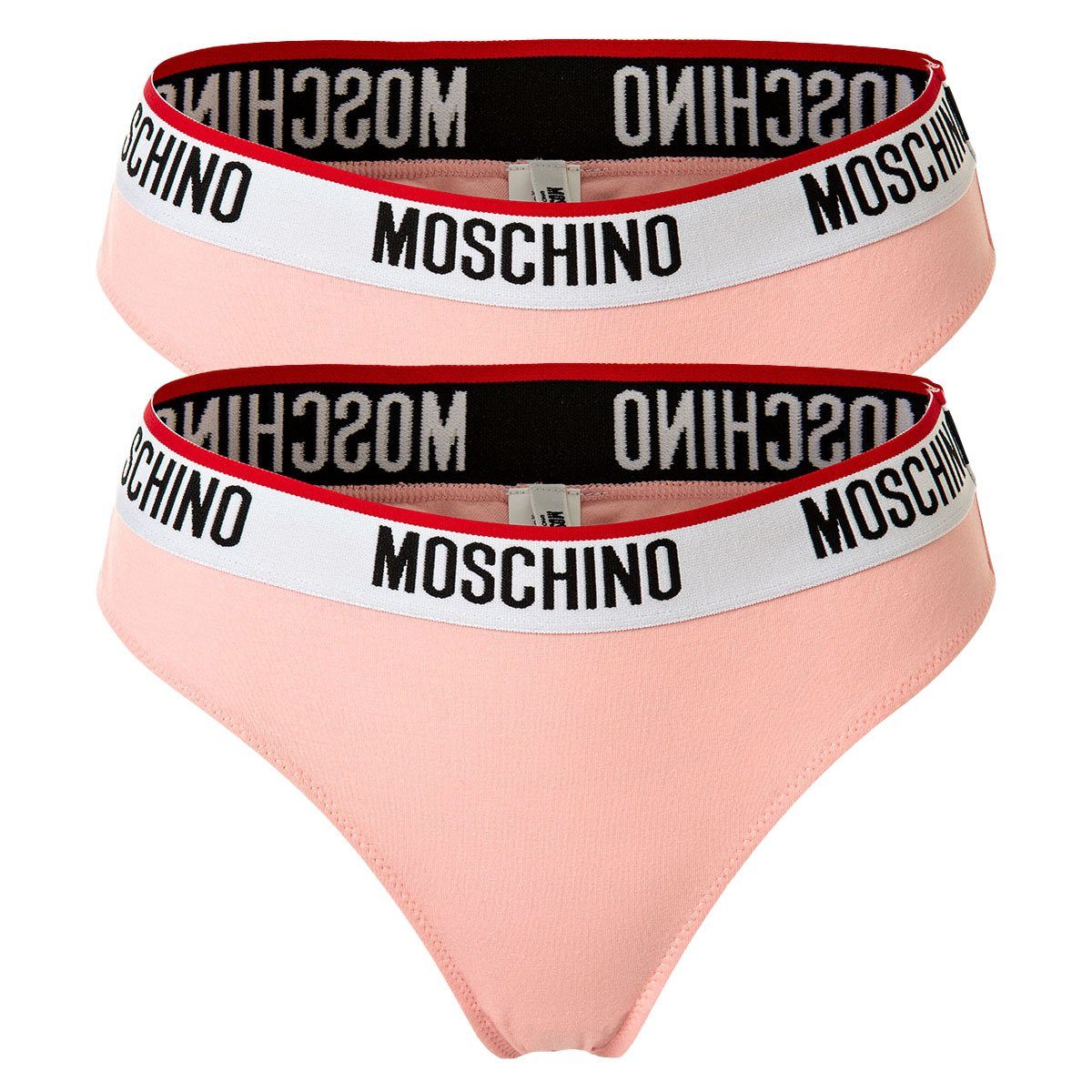Moschino Slip Damen Hipsters 2er Pack - Briefs, Unterhose Rosa