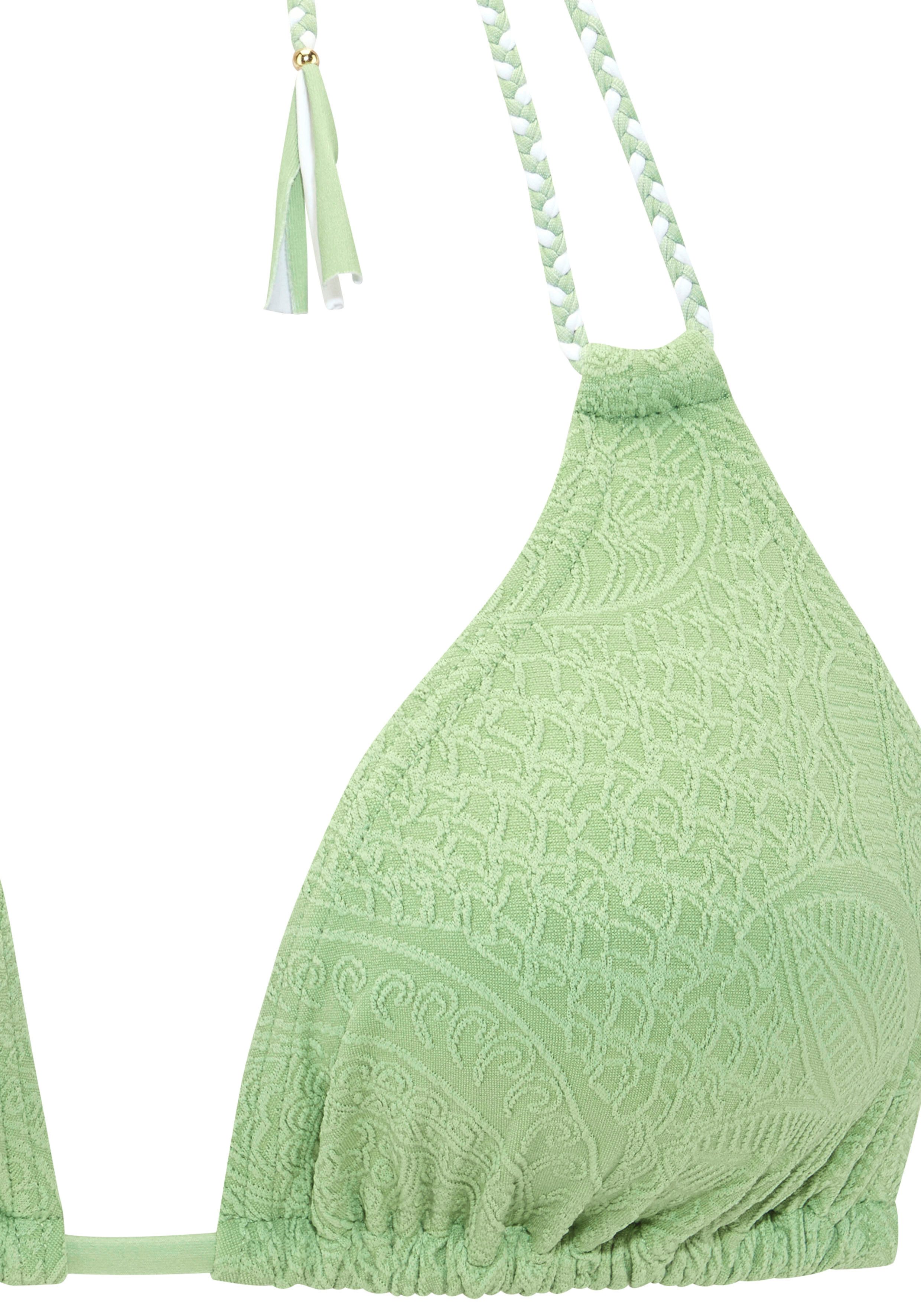 s.Oliver Triangel-Bikini-Top Ada, in gemusterter Strukturware