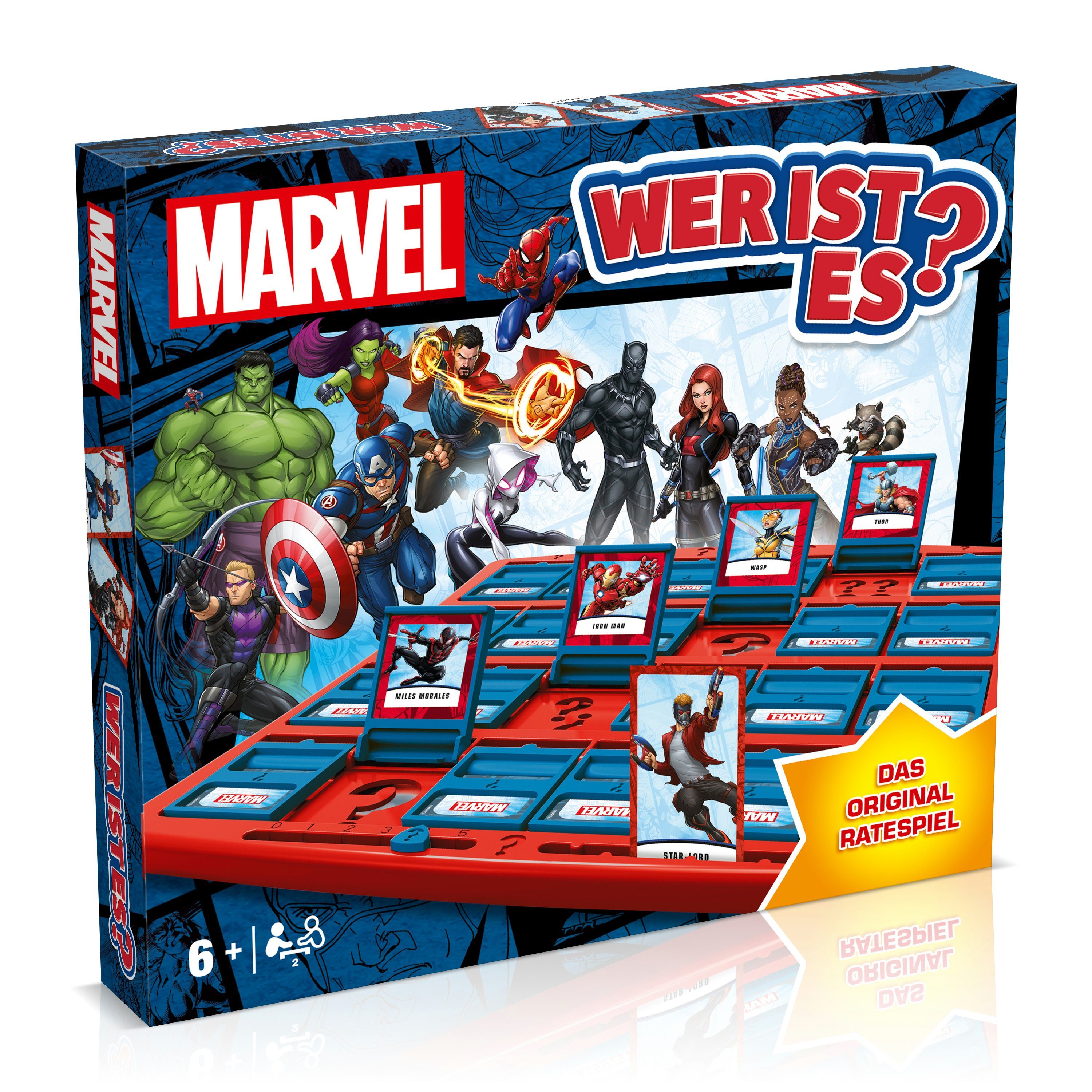 Winning Moves Spiel, Brettspiel Wer ist es? - Marvel