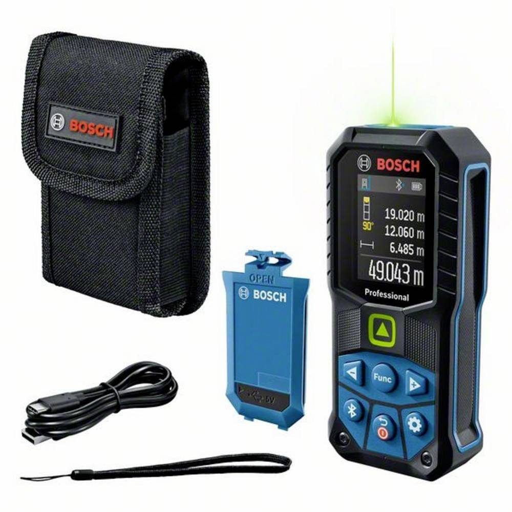 Bosch Professional Entfernungsmesser Bosch 0601072U01, Stativadapter 6.3 mm (1/4), Bluetooth, Dokumentations-App von Bosch Professional