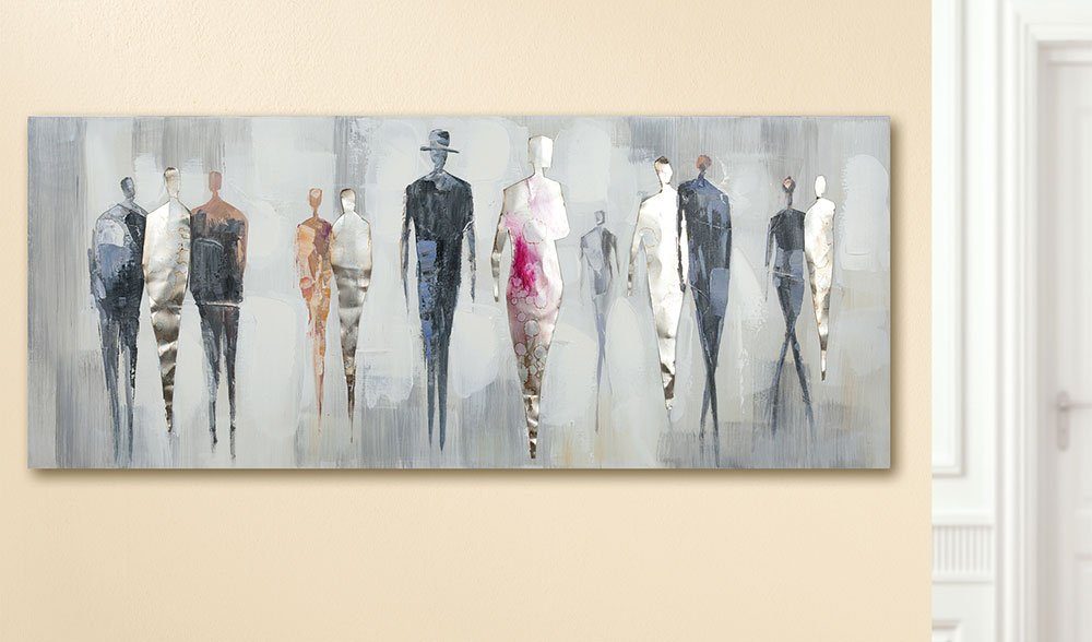 GILDE Wandbild PEOPLE Bild - grau günstig online kaufen