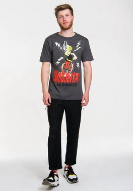 LOGOSHIRT T-Shirt Asterix - Der Gallier mit Retro-Print