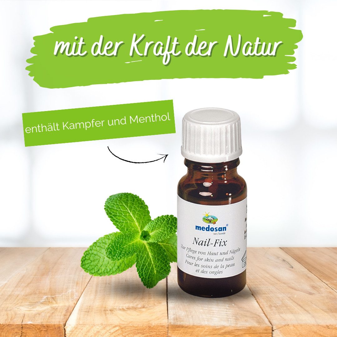 Medosan Nagelpflegeserum Nail-Fix für gepflegte Fuß- und Fingernägel, verringert das Risiko von Entzündungen