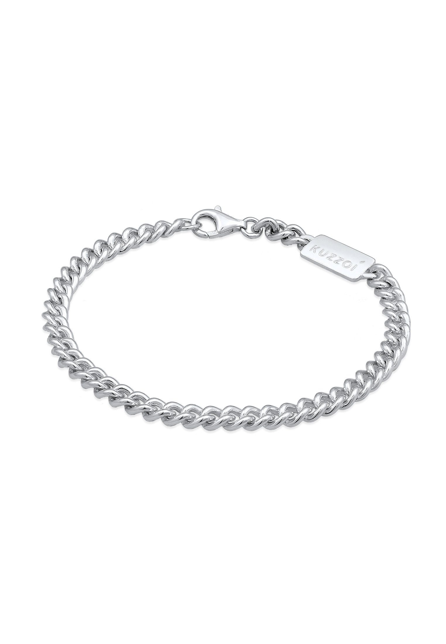 Kuzzoi Silberarmband Herren Rundpanzer Massiv 925 günstig online kaufen