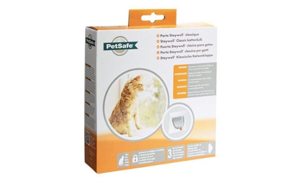 Nobby Katzenklappe Nobby Katzentür Staywell PetSafe weiß ohne Tunnel