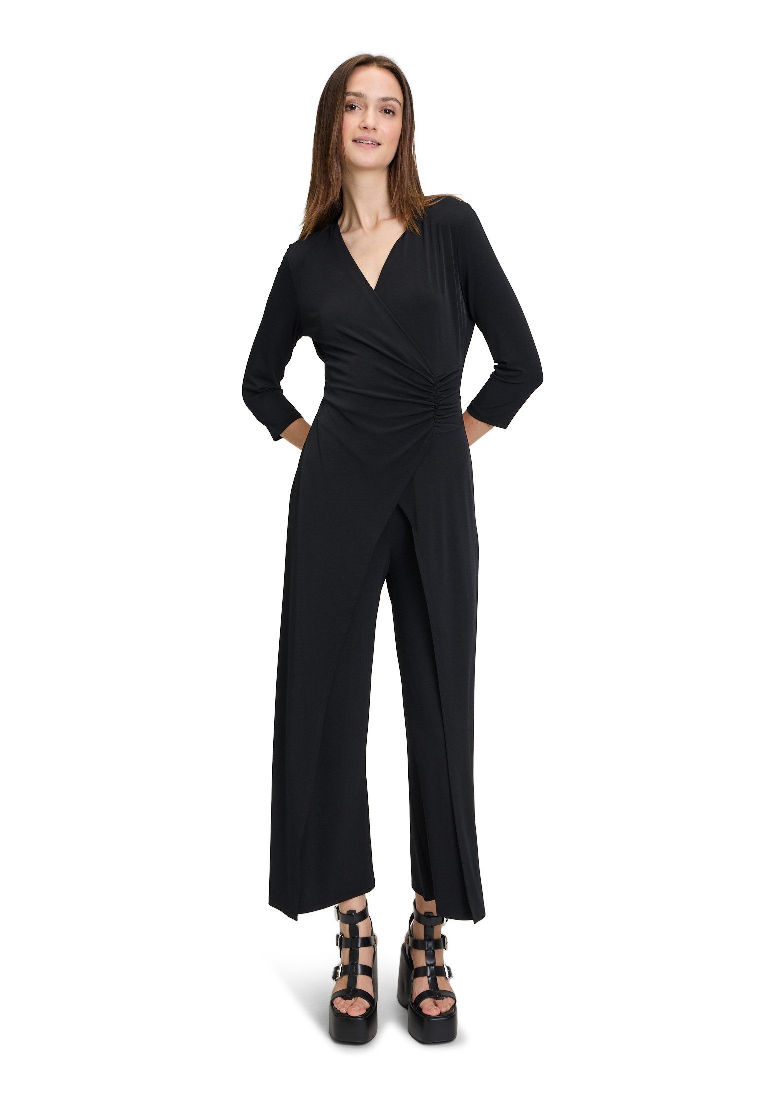 Cartoon Overall Damen Jumpsuit mit weitem Bein (1-tlg) Design