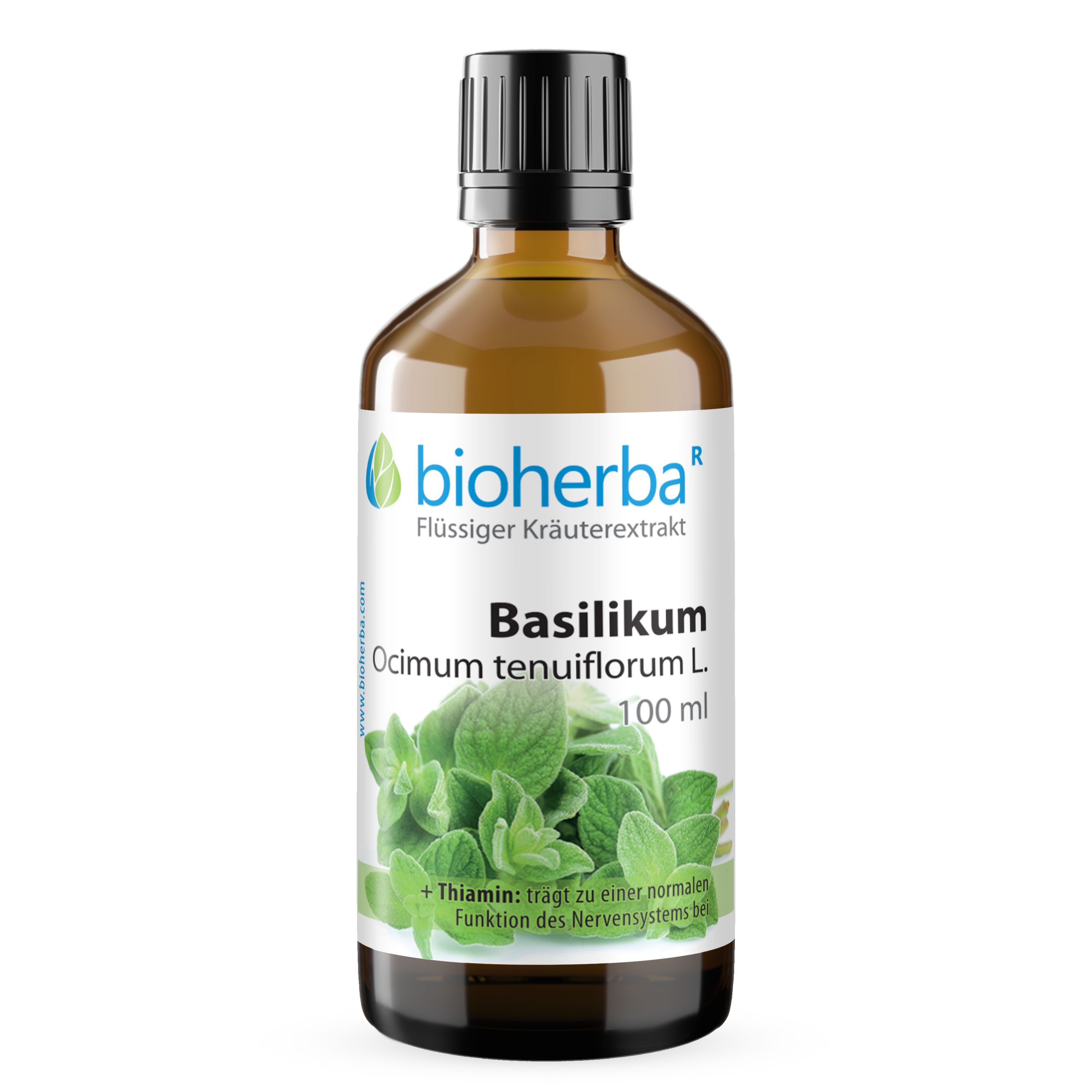 BIOHERBA R Bioherba Basilikum Ocimum tenuiflorum L. Tropfen Tinktur 100 ml Tropfen