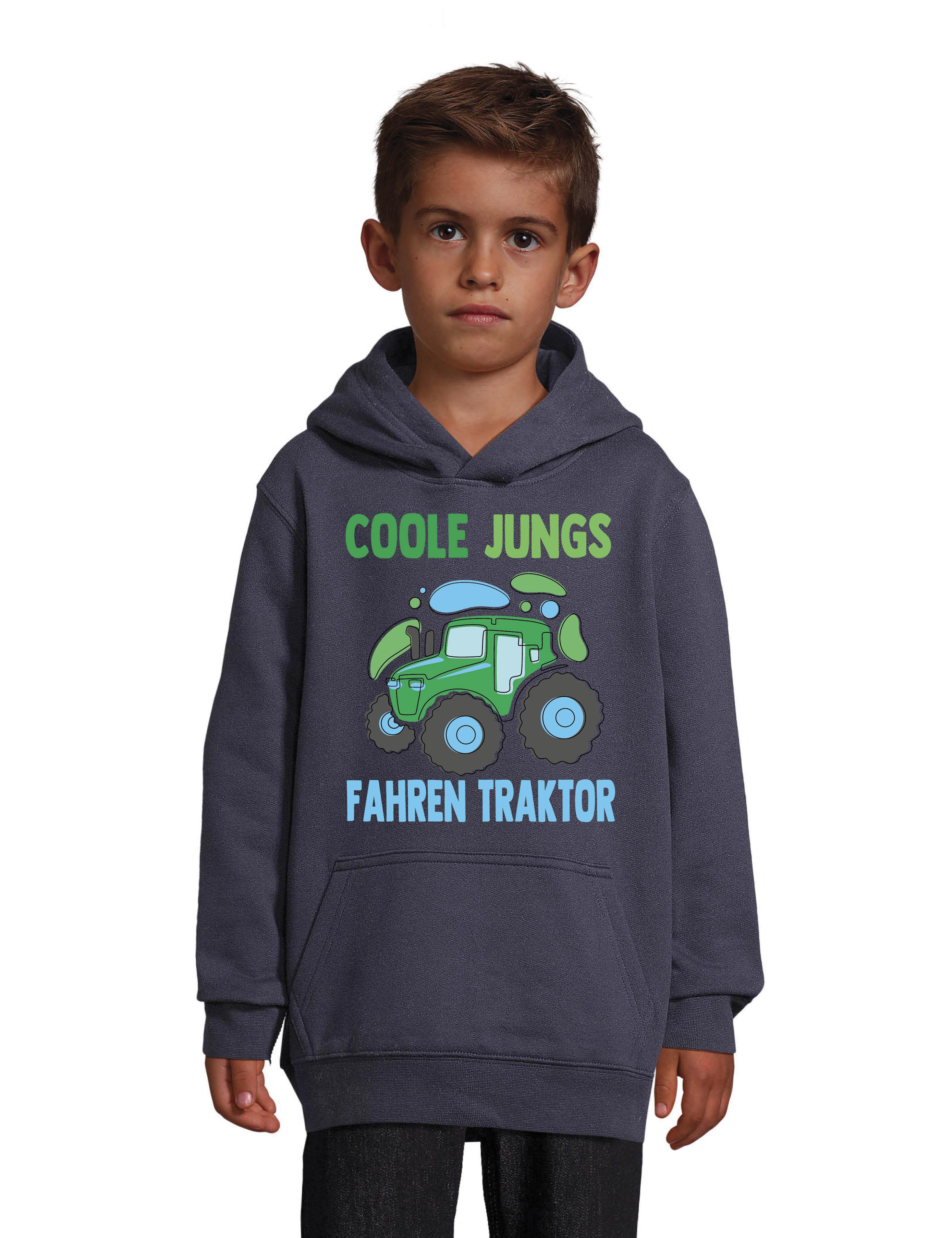 Youth Designz Kapuzenpullover Traktor Farmer Kinder Hoodie Pullover mit trendigem Frontprint