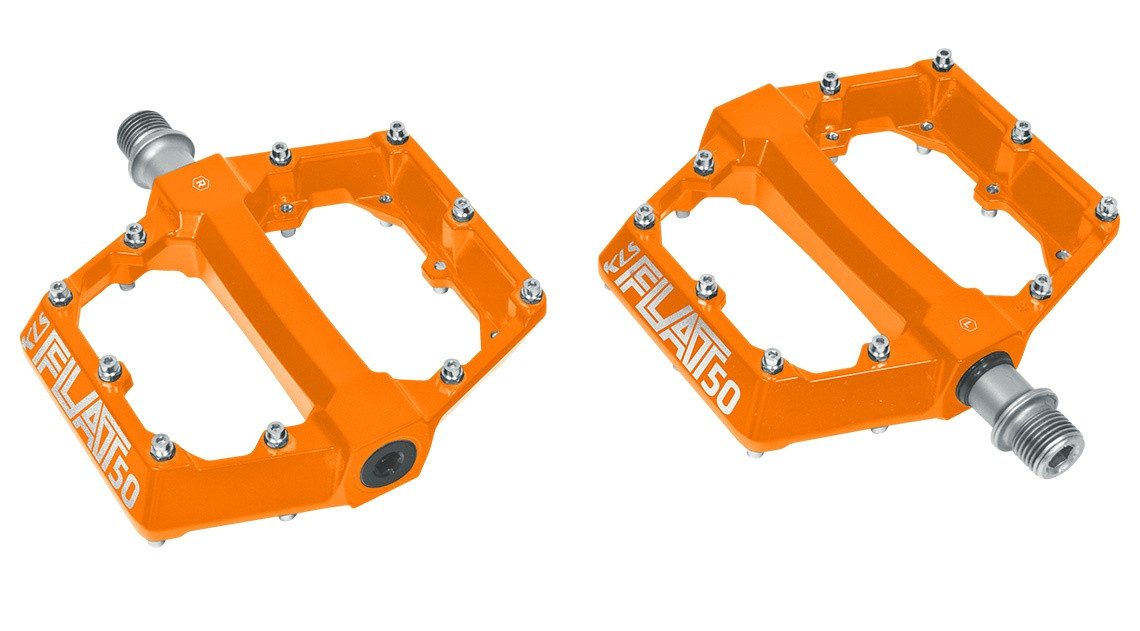 KLS Universalpedale Педали Pedal FLAT 50 Orange