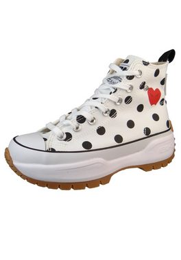 British Knights B49-3714 02 White/Black Polkadot/Heart Sneaker