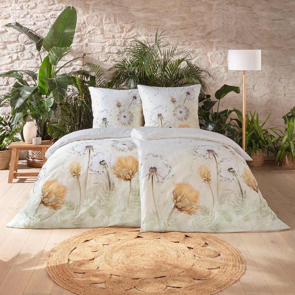 Estella Bettwäsche Estrella, Satin (Bio-Baumwolle), 2 teilig, Mako-Satin aus 100% Bio-Baumwolle (kbA)