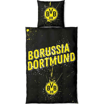 Bettwäsche BVB Bettwäsche Glow in the Dark Borussia Dortmund, Borussia Dortmund