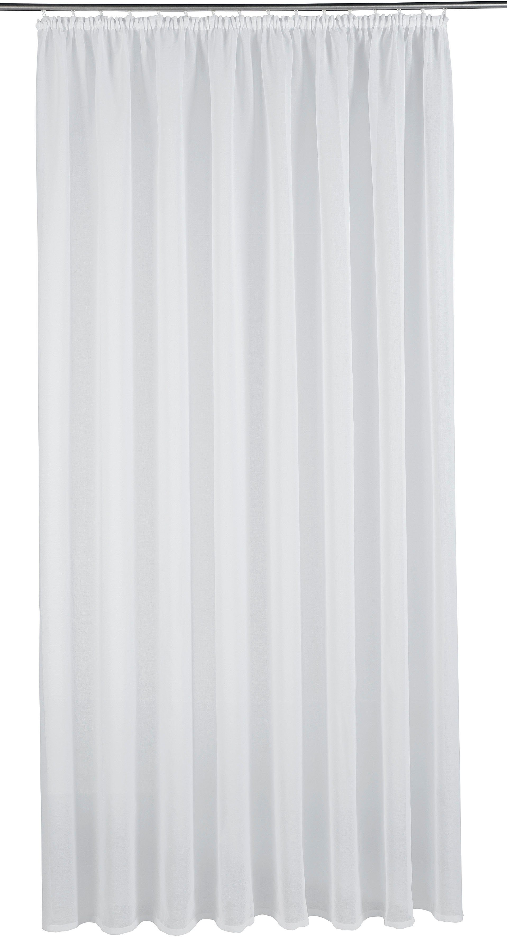 Gardine Dolly, my home, Kräuselband (1 St), transparent, Store