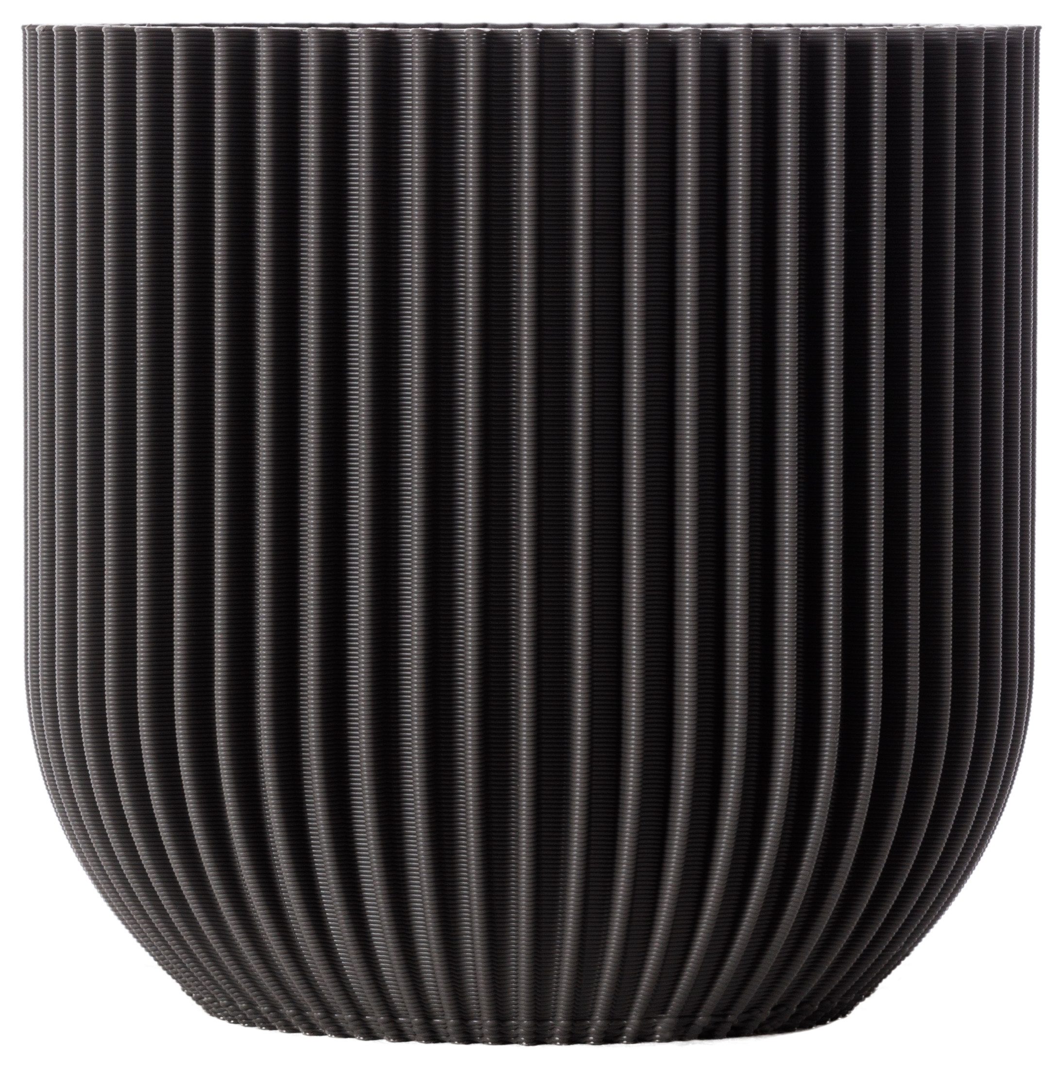 3D Vase Übertopf 3D Vase Cloe Orchideentopf Kräutertopf Übertopf Blumentopf nachhaltig, Übertopf aus dem 3D Drucker