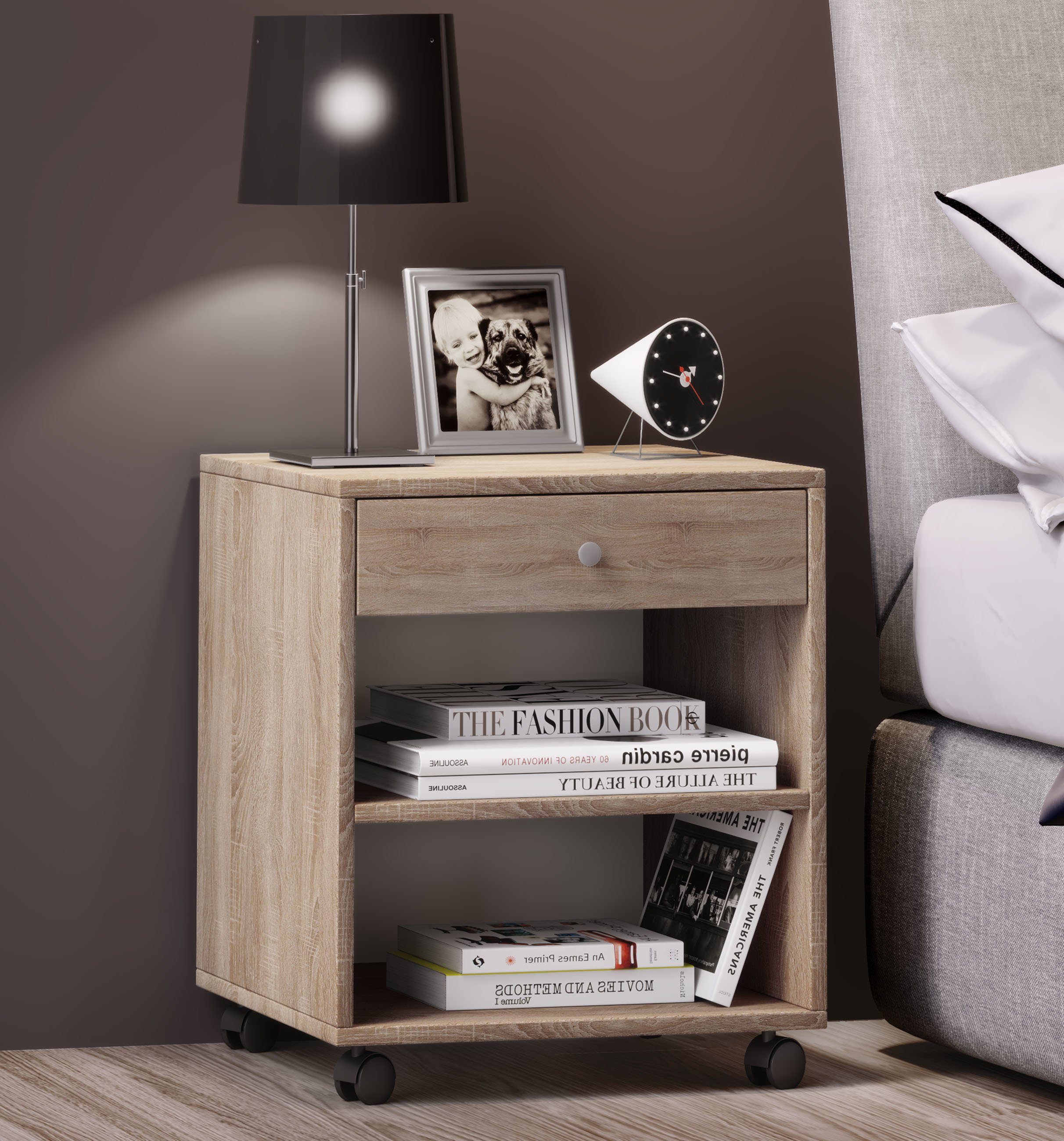 VCM Nachttisch Holz Nachttisch Schrank Rolda günstig online kaufen