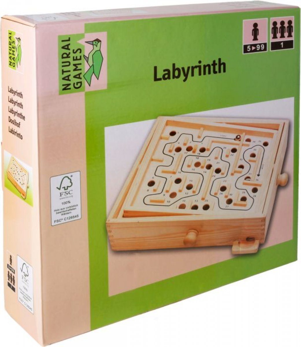 Natural Games Spiel NG Holz Labyrinth