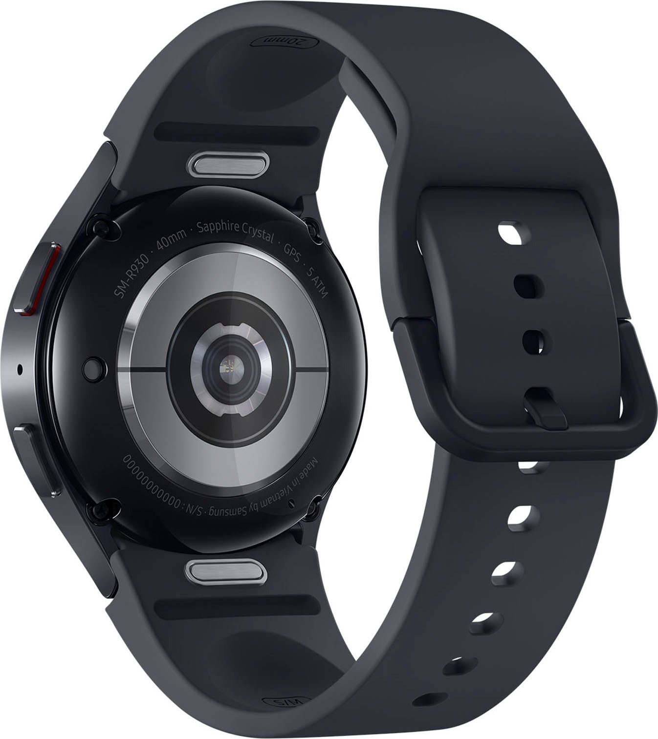 Samsung Galaxy Watch OS 6 Wear | Smartwatch Samsung) Graphite 40mm Graphite by (3,33 cm/1,3 Zoll