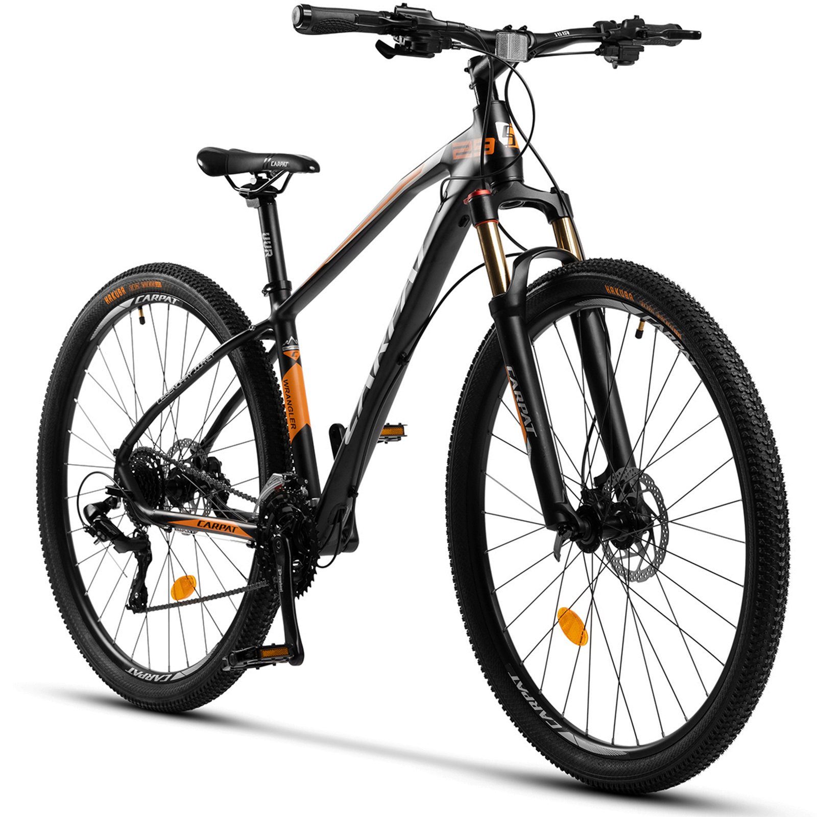 CARPAT SPORT Mountainbike 29 Zoll Mountainbike für Herren Damen, 24 Gang Shimano Tourney