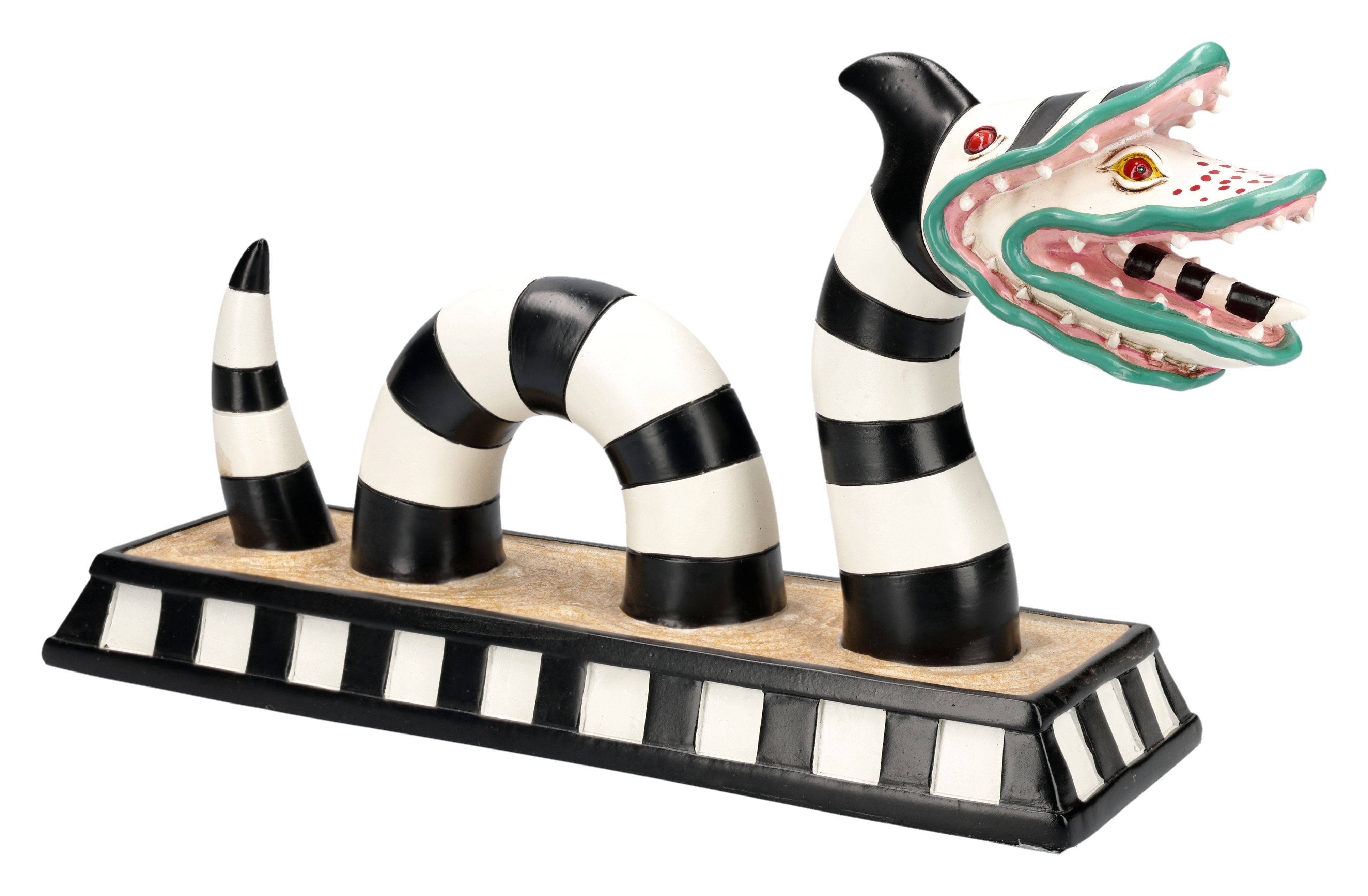 Figuren Shop GmbH Dekofigur Beetlejuice Figur – Sandwurm Statue Horror Sammlerfigur 15cm Dekofigur