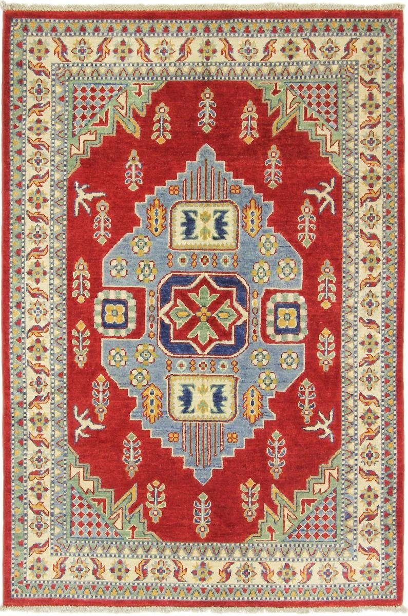 Orientteppich Kazak 121x185 Handgeknüpfter Orientteppich, Nain Trading, rechteckig, Höhe: 5 mm