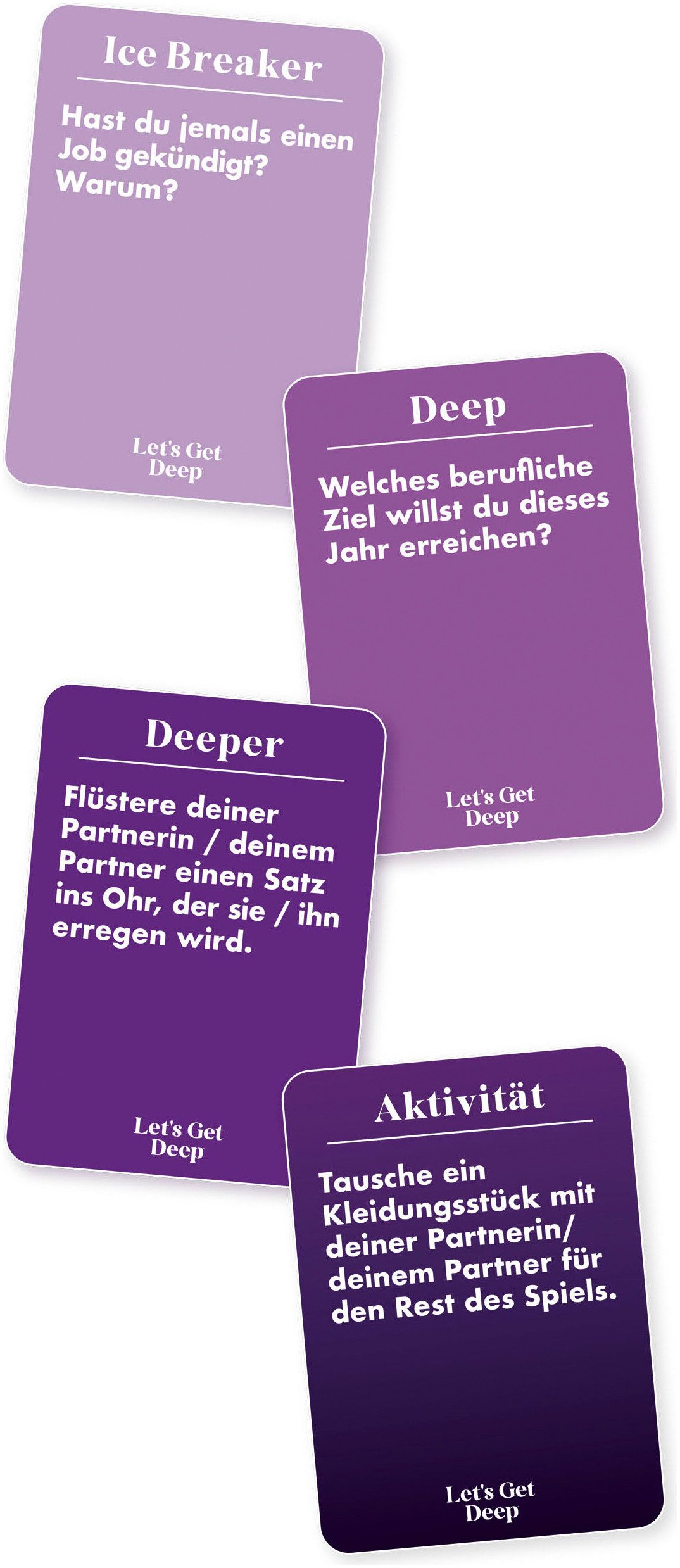 HUCH! Spiel Let's get Deep (DE), Partyspiel