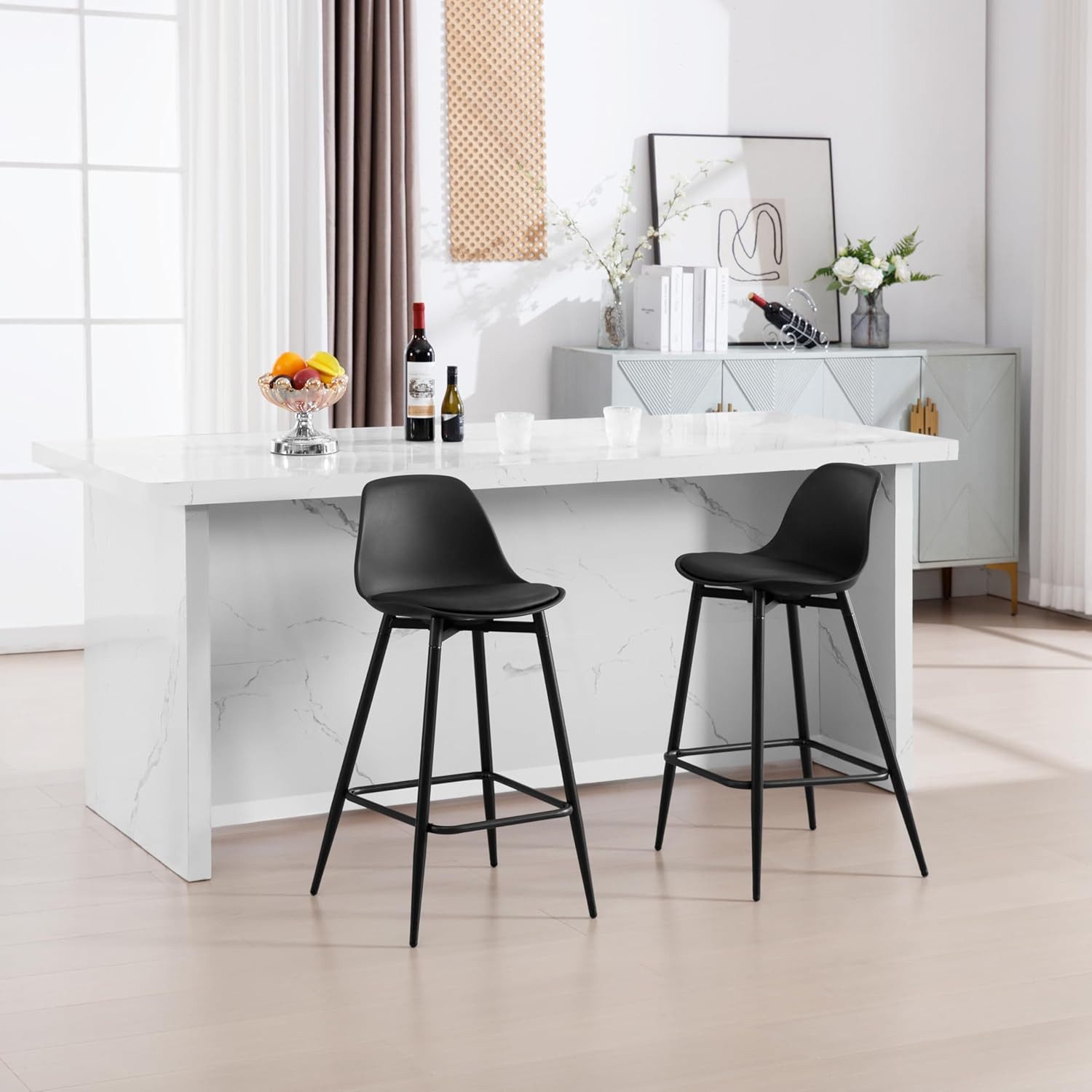 Klihome Barhocker (4 St), hoher Hocker günstig online kaufen