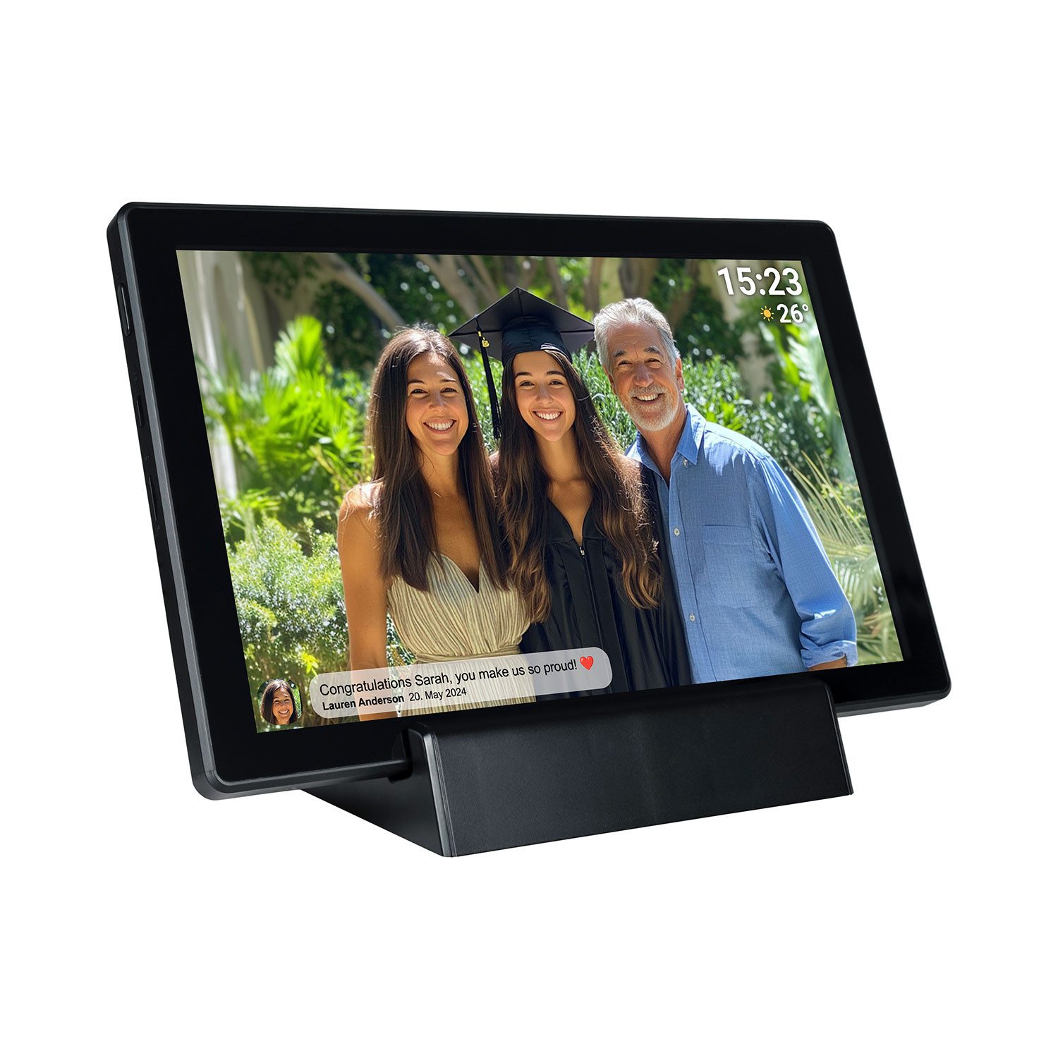 Denver Frameo PFF-1070 Digitaler Bilderrahmen (1.280 x 800 Pixel Pixel, 16 GB) – Bild 3 von 5