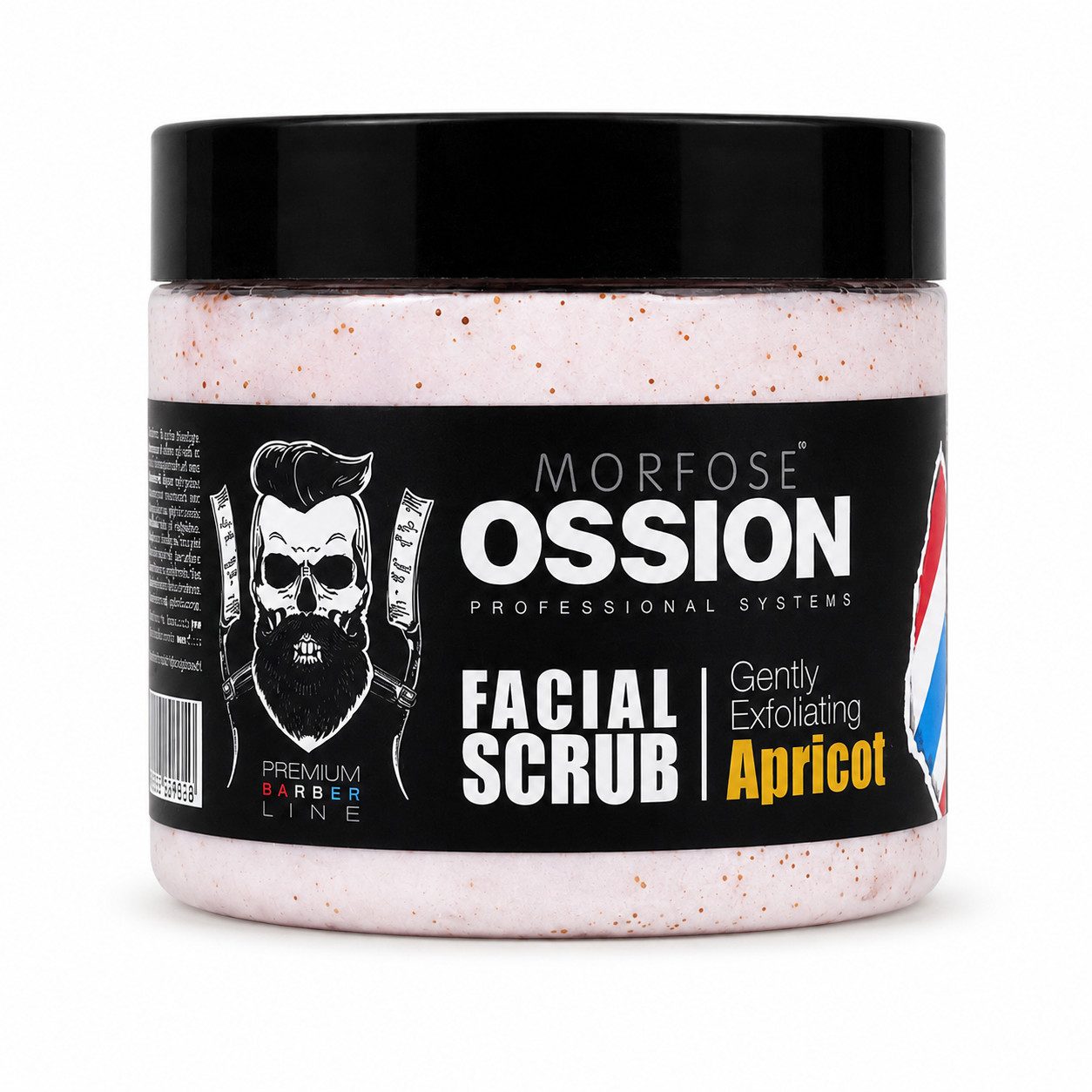 Morfose Salzpeeling Morfose Ossion Gesichtspeeling Aprikose für Herren 400 ml