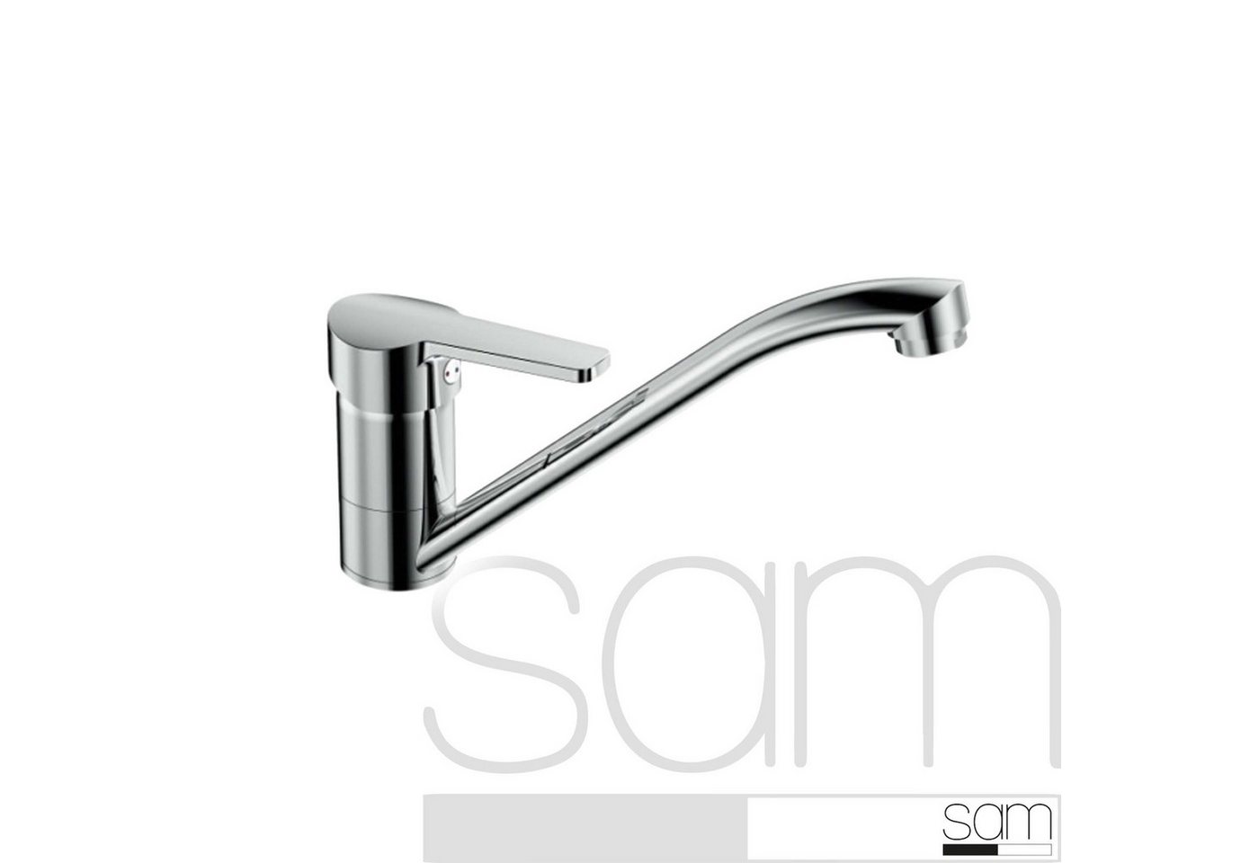 Thumbnail - sam Design Küchenarmatur Einhebel - Spültischbatterie FORUM, chrom, mit Schwenkauslauf