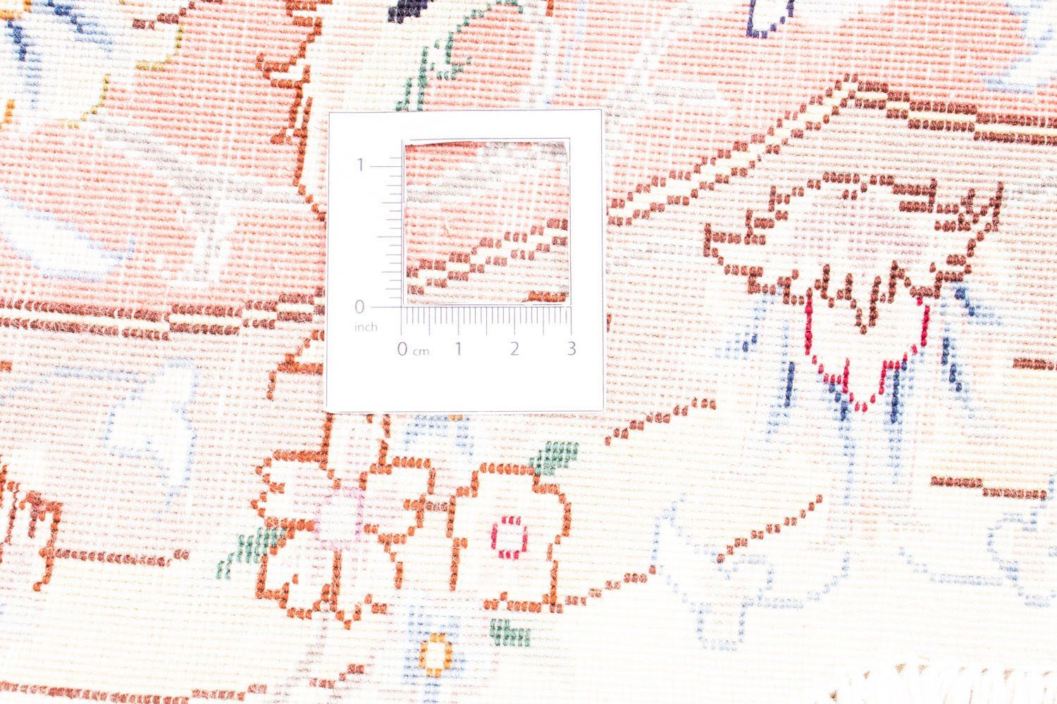 194 194 - Einzelstück Perser x rund, mit Zertifikat rund Royal - morgenland, Höhe: cm mm, Täbriz 7 beige, - Wohnzimmer, Handgeknüpft, - Orientteppich