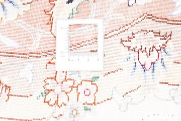 Orientteppich Perser - Täbriz - Royal rund - 194 x 194 cm - beige, morgenland, rund, Höhe: 7 mm, Wohnzimmer, Handgeknüpft, Einzelstück mit Zertifikat