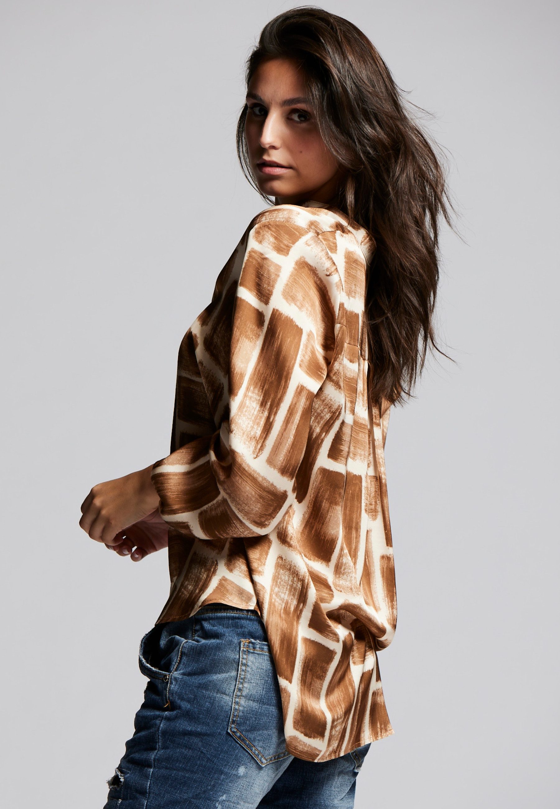 Andijamo-Fashion Schlupfbluse CHECK IT günstig online kaufen