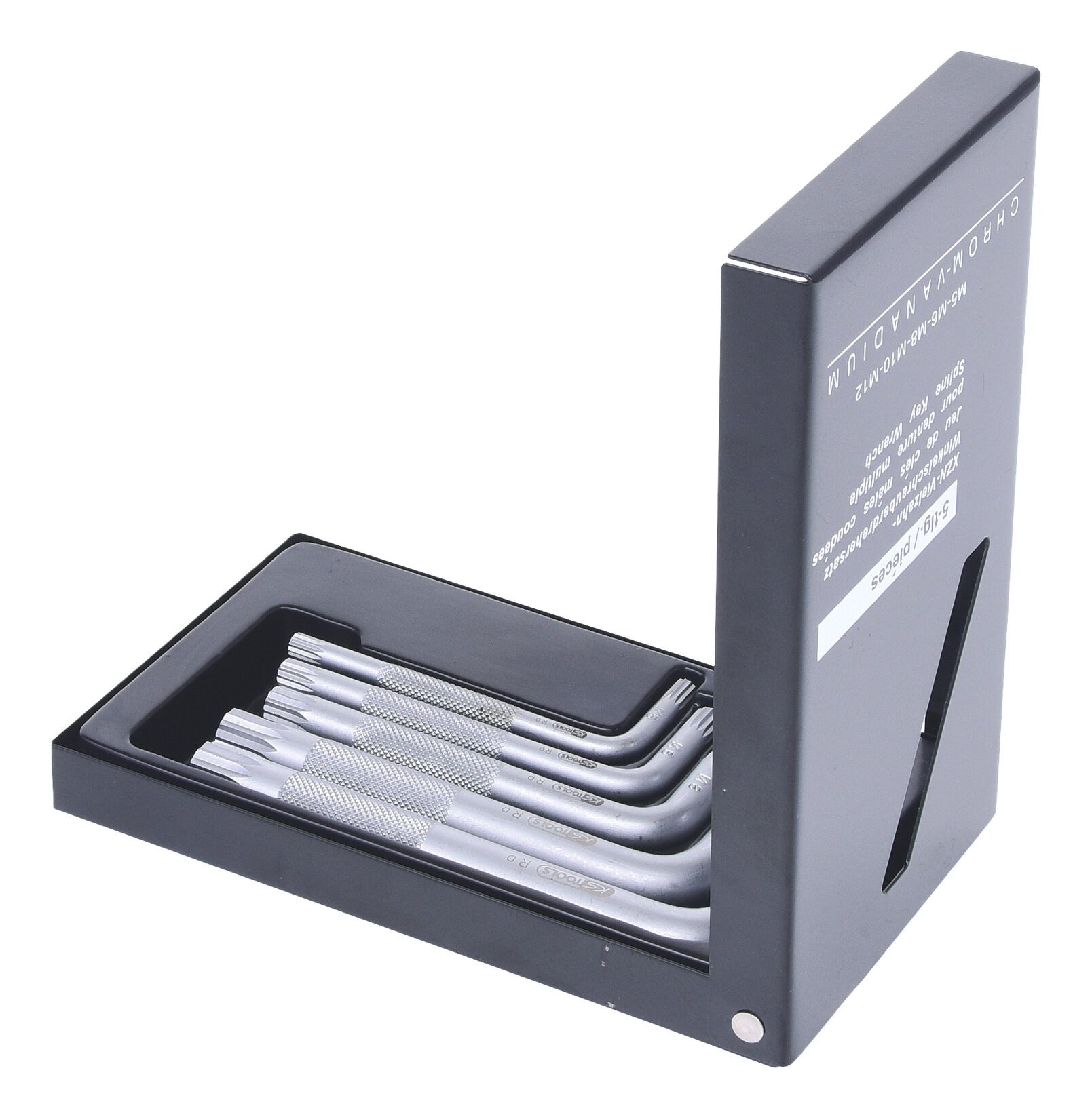 Thumbnail - KS Tools Stiftschlüssel (5 St), XZN-Winkelstiftschlüssel-Satz, kurz, 5-teilig