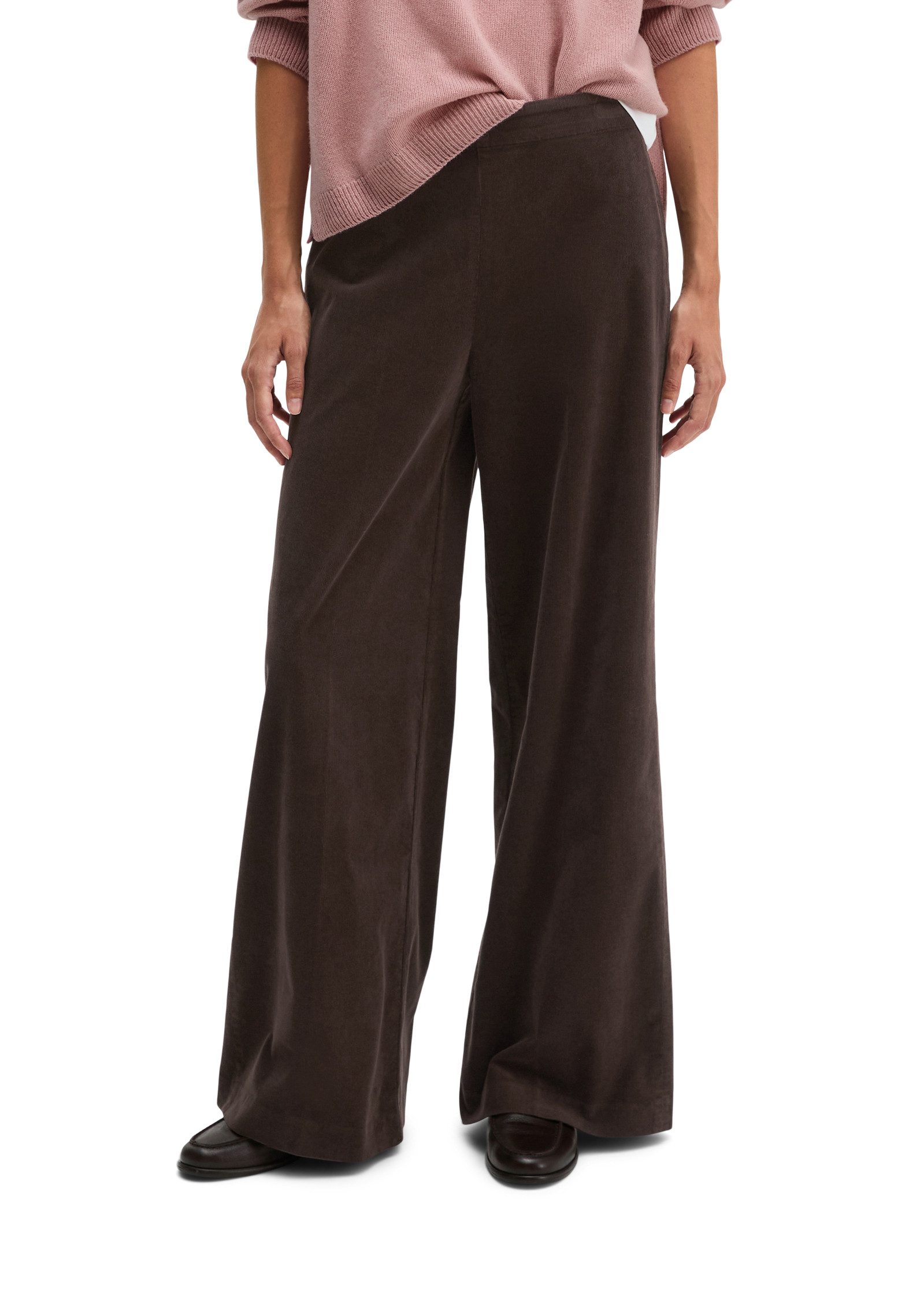 Marc O'Polo Samthose Model Margo wide aus Organic Cotton-Stretch