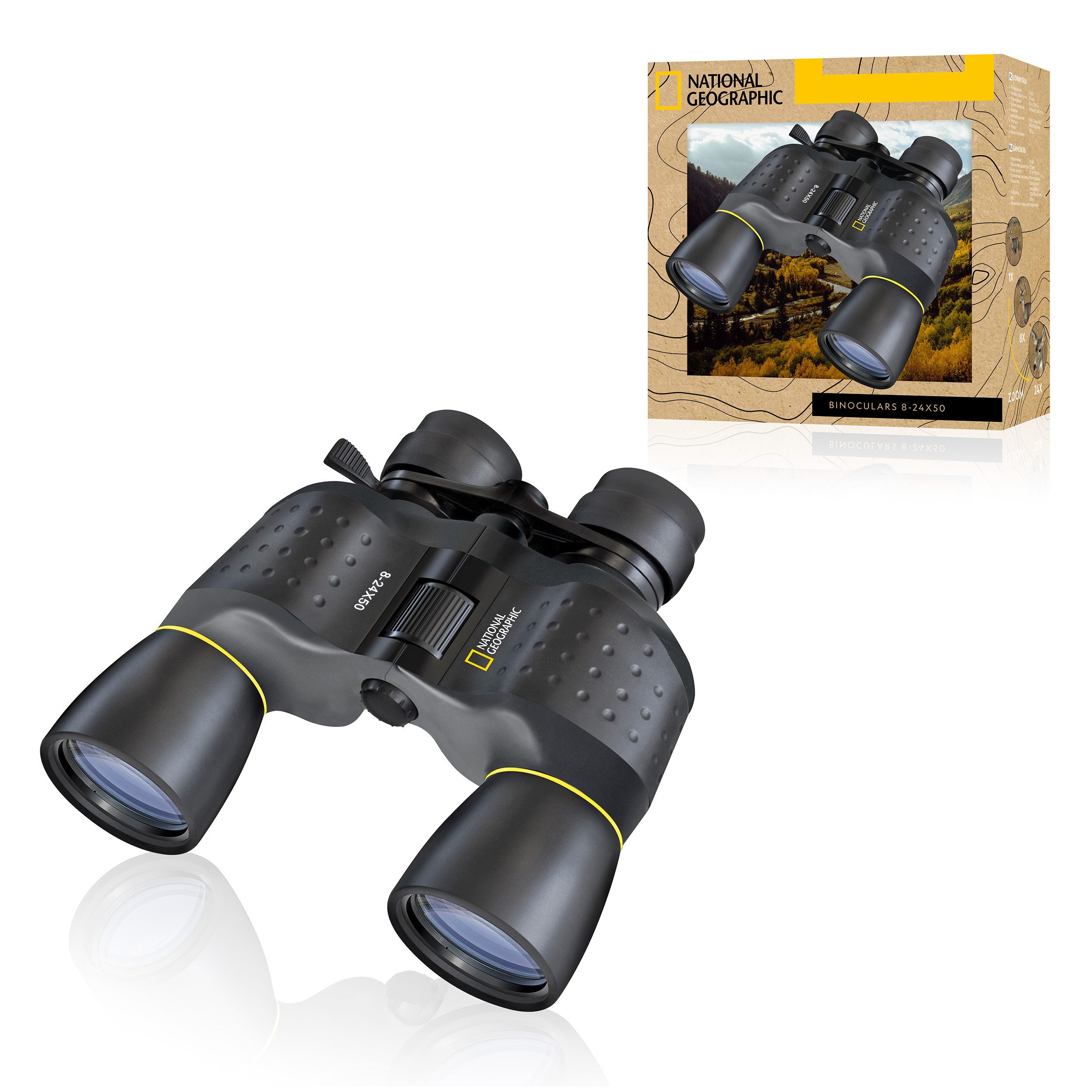 NATIONAL GEOGRAPHIC NATIONAL GEOGRAPHIC 8-24x50 Zoom-Fernglas Fernglas