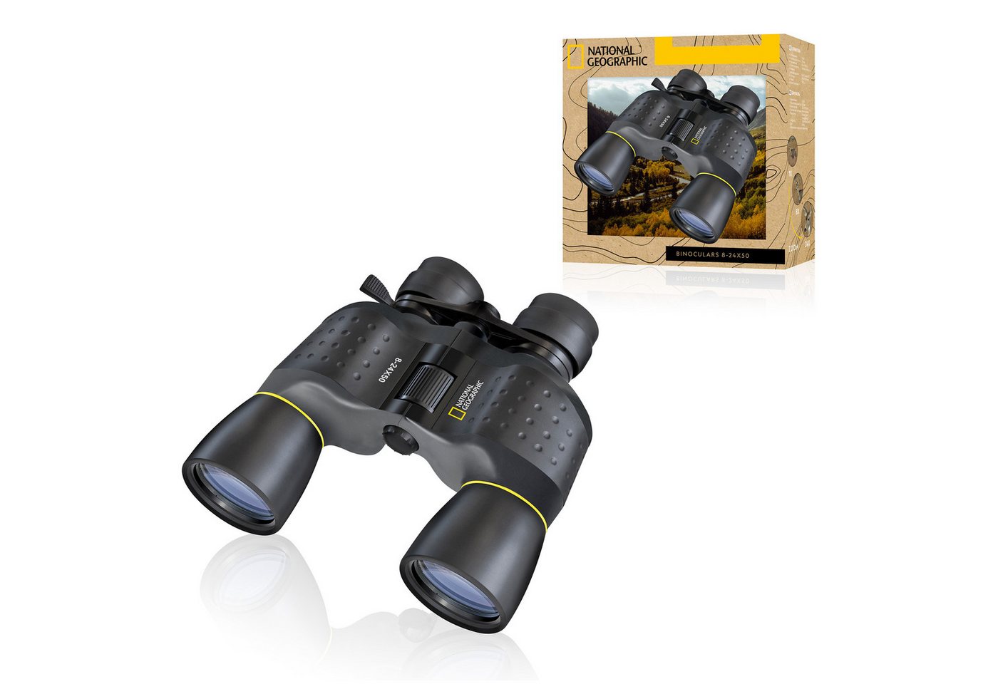 NATIONAL GEOGRAPHIC NATIONAL GEOGRAPHIC 8-24x50 Zoom-Fernglas Fernglas
