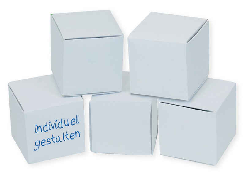 TimeTEX Aufbewahrungsbox TimeTEX Blanko-Würfel aus Pappe, 5 cm, 5 Stück (5 St)