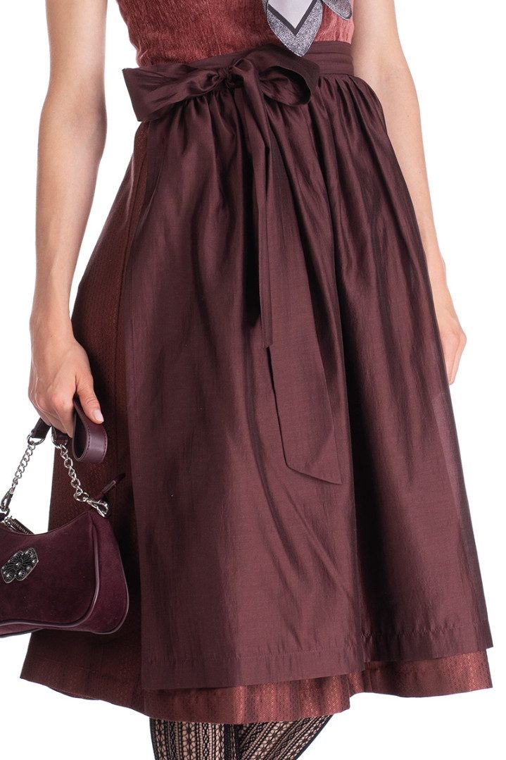 MarJo Dirndl Samt Dirndl 2tlg. - HOCHWINKEL - kastanienrot – Bild 4 von 5