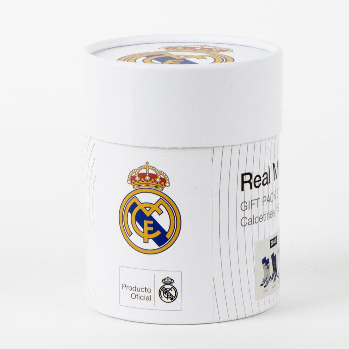 Cerda Socken Real Madrid 3er-Pack Baumwollsocken Freizeit und Alltagssocken 38-45